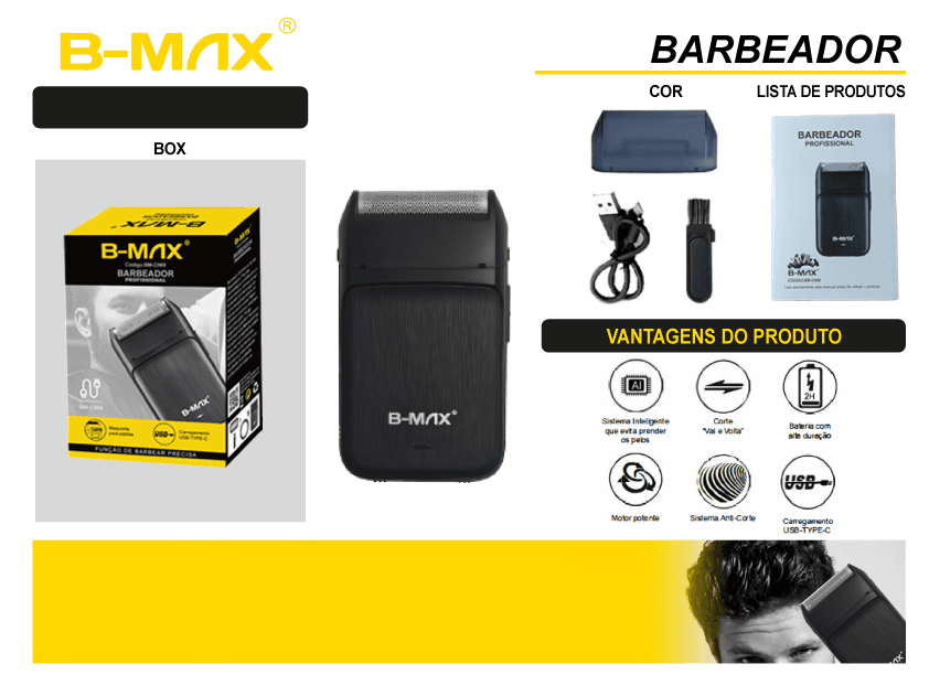 Barbeador Profissional BM-C068